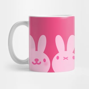 Pink Bunny March Mug